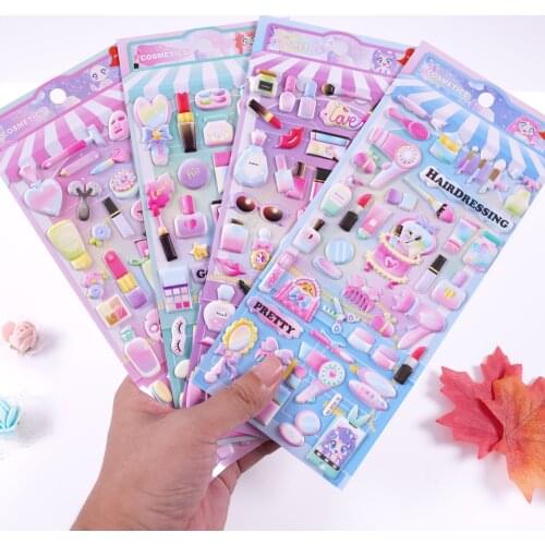 1set/lot Kawaii Stationery Stickers girl cosmetic Diary Planner Decorative Mobile Sticker Scrapbooking DIY Craft Sticker
