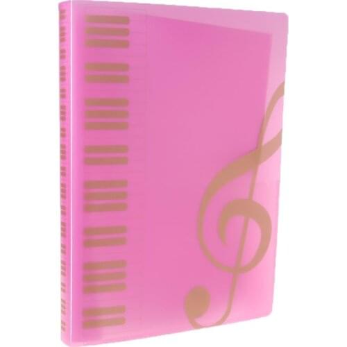 40 Pages A4 Size Piano Music Score Sheet Document File Folder Storage Organizer