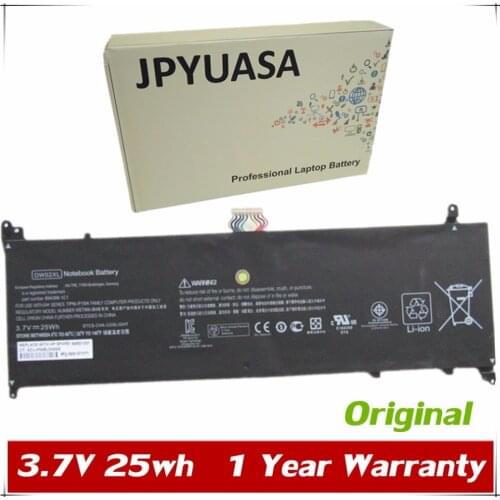 7XINbox 3.74V 25wh Original DW02XL Laptop Battery For HP HSTNN-IB4B HSTNN-IB4B TPN-P104 Tablet