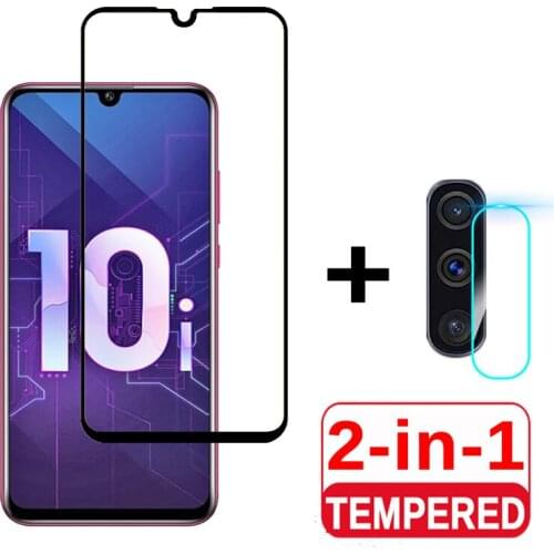 2-in-1 For Huawei Honor 10i Tempered Glass Protective Glas Film Screen Protector For Honor 10 Lite Honer 10i 10 i Light HRY-LX1T