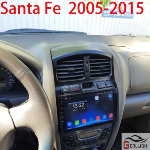 For Hyundai Classic Santa Fe 2005-2015 Navigation Android Auto Autoradio Carplay Multimedia Car Stereo Radio 1 Din Gps Coche Dab