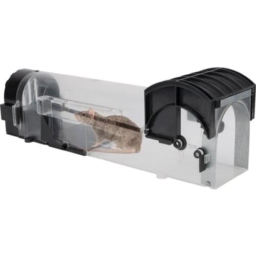 Automatic Lock Mousetrap Rat Traps Smart Humane Live Mouse Trap No Kill Animal Pet Control Cage Reusable Mice Rodent Catcher