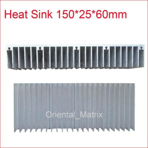 Free Shipping HeatSink Heat Sink Radiator 150*25*60mm Small Radiator - Silver