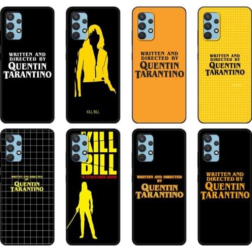 Black tpu Case For Samsung galaxy A12 A22 A32 A42 A52 A72 4g 5g S21 PLUS ultra back cover Written Directed Quentin Tarantino
