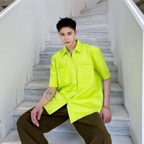 EMAIGI Men's Short Sleeve Shirts