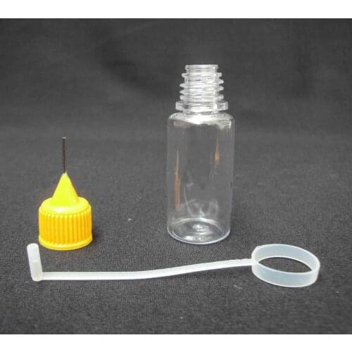 10ml Pet e liquid Needle Bottles Colorful cap Empty Plastic Needle Dropper oil Bottles for E cig FEDEX free shipping