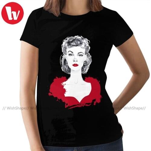 Vivien T-Shirt Burgundy Or Scarlett T Shirt Casual O Neck Women tshirt XXL Funny Short-Sleeve Ladies Tee Shirt