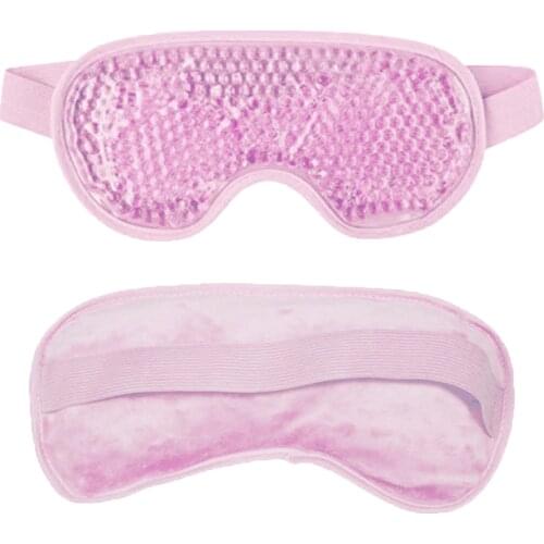 Gel Eye Mask Reusable Beads Beauty Face Eye Hot Cold Pack Mask Head Pain Compressed Soothing Sleeping Ice Goggles Sleeping Mask