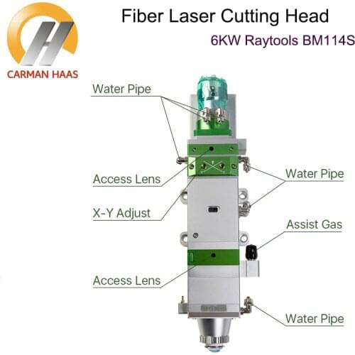 Raytools BM114S 6000W Auto Focusing Fiber Laser Cutting Head for Metal Cutting High Power Cutting Head