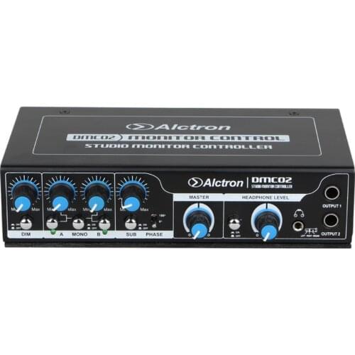 Alctron DMC02 Monitor controller the studio mixing monitor controller stereo headset distribution amplifier