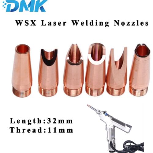 Fiber Laser Welding Head Gun Nozzles WSX nd18 feeder Copper Nozzle Welder Equipment