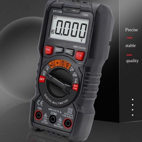 Mini Multimeter Multifunction Digital Multimeter DC/AC Voltage Ammeter Flashlight High Precision Small Instruments Tester Tool