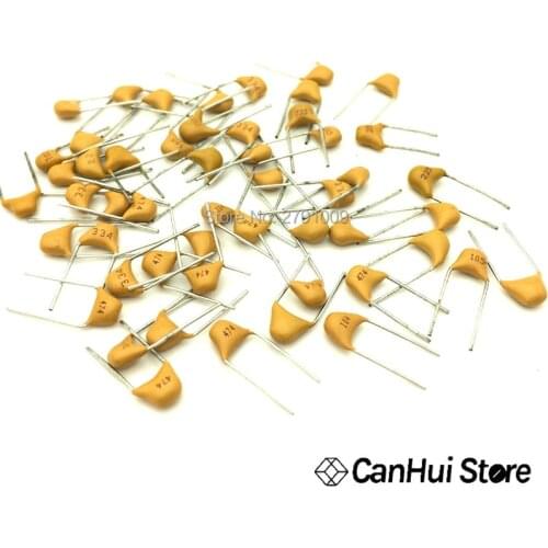100 pcs 50 V monolithic keramische condensator 10PF ~ 10 UF 22PF 47NF 220NF 1NF 4.7 UF 1 UF 100NF 330NF 0.1 UF 102 104 105 106 1