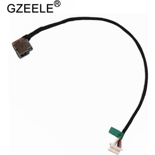 GZEELE NEW Laptop DC Power Jack Cable for HP 14-AX 14-AX020WM 14-AX010WM DC IN Cable Jack 90W Harness Connector 25.5Cm