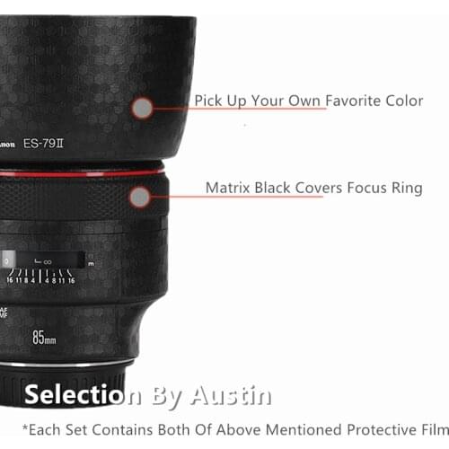 Lens Skin Decal For Canon EF 85mm f/1.2 II wrap film Sticker Anti-scratch Lens Guard Protector Case