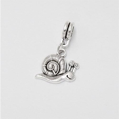 Wholesale Bulk 12pcs Snails Charms Beads Suitable for Womens Bracelet Necklace Pendants Jewelry Making