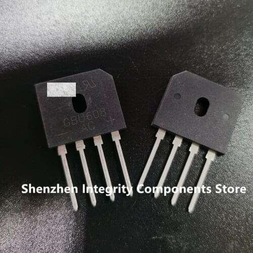 Wholesaler 50pcs/lot GBU608 DIP rectifier bridge