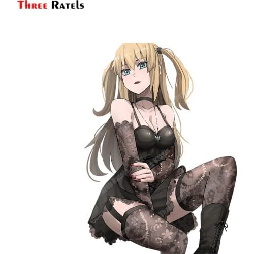 Three Ratels B320 Anime Amane Misa Death Note Personalized Creative Scratch Stickers Auto Accessory Decals Waterproof Property