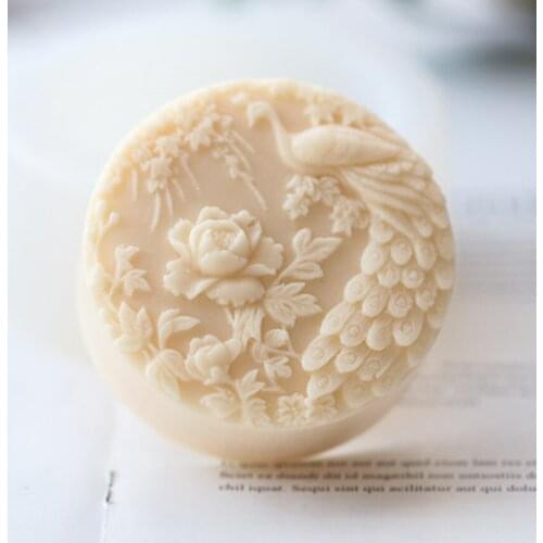 Silicone Mold Peacock Soap Molds Soap Making Mould Resin Mold Handmade Soap Mould DIY Craft Art Molds Flexible 1 pc