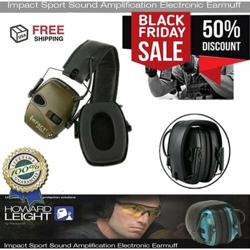 Outdoor Sports Anti-noise Impact Sound Amplification Electronic Shooting Earmuff Tactical Hunting Hearing Protective Headset