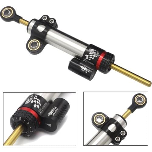 Universal Motorcycle Adjustable Steering Damper Stabilizer For Honda MSX125 Ducati Diavel BMW R1200RT Suzuki GSXR 1000