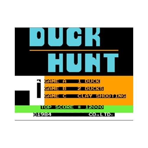 Duck Hunt Region Free 8 Bit Game Card For 72 Pin Video Game Player