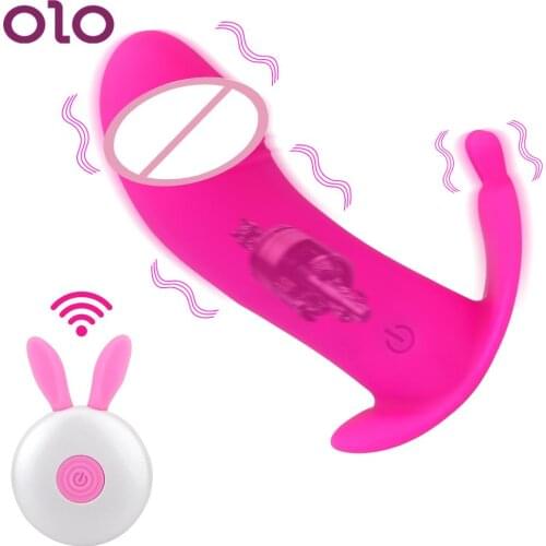 12 Frequency Wearable Panty Vibrator G Spot Clitoris Stimulator USB Rechargeable Wireless Remote Control Dildo Female Sex Toys
