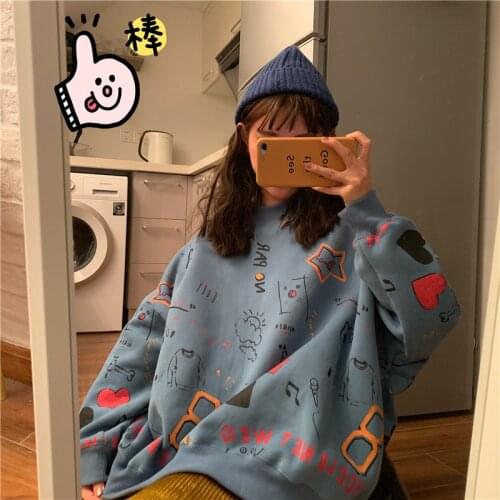 Oversized Harajuku Hoodies For Women Street Harajuku Hip Hop Pastel Style Sweatshirt Loose Hoodie Tracksuit Tops Women Clothes
