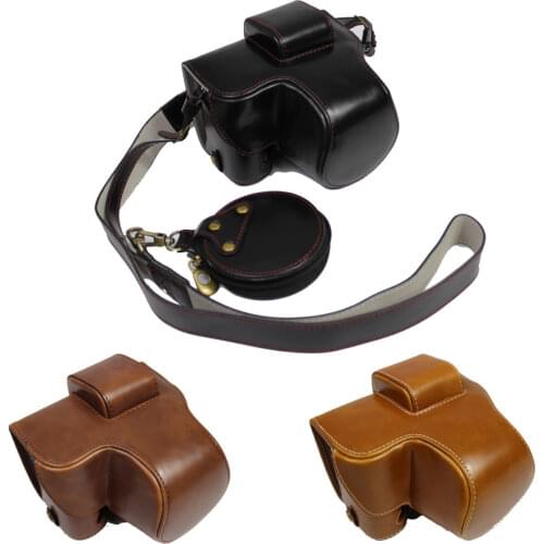 PU Leather Case Protective Cover For Fujifilm FUJI X-S10 XS10 Camera Bag Shoulder Strap With Battery Opening
