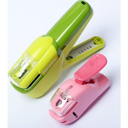1pcs KOKUYO KORINYO Harinacs needle-free stapler presses the hand-held student office office energy-saving binding 5/10 sheets