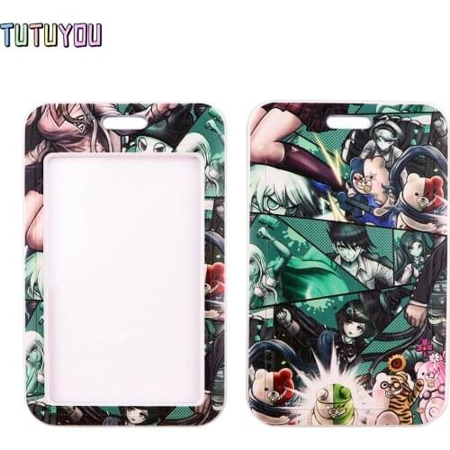 1pcs PC2899 Anime Cartoon Icons Style Lanyard Card Holder Student Hanging Neck Mobile Phone Lanyard Bus Card Holder Lanyard