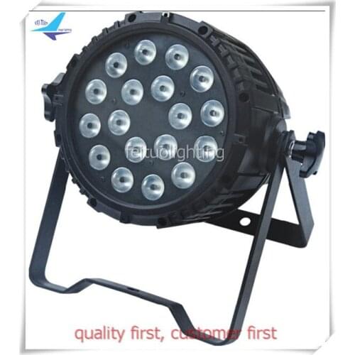 10 pieces 18x18w rgbwa uv 6in1 led par 64 led par outdoor led par ip65