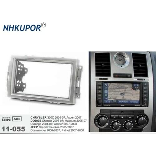 11-055 Auto Car DVD CD Radio Fascia installation facia trim dash kit for CHRYSLER 300C/DODGE ChargerMagnum Durango/ Grand 2-DIN