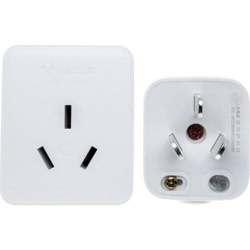 16 Amp China 3 Flat Pin Plug Socket For Heavy Loading Air Con Water Heater AC100~250V 16A