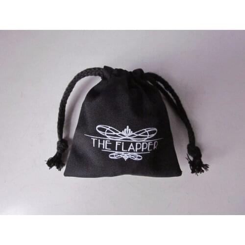 200pcs High quality canvas small drawstring bag,custom 7*15cm gift bags wholesale jewelry pouch include shipping by ePacket