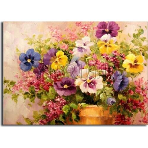 Full Square Diamond painting Violet DIY 3D Diamond mosaic Clover Full Round Diamond embroidery Cross stitch flower