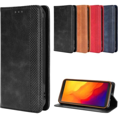 Luxury Retro Slim Leather Flip Cover For Blackview BV6300 Pro Wallet Card Stand Magnetic Book Cover For Blackview BV6300Pro Case