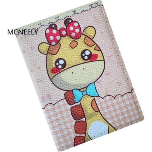 Lovely Cartoon Travel Passport Cover Wallet Unisex Business Credit Card Air Ticket Wallet Organizer Drop Shipping Kids Gifts