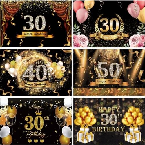 Yeele Birthday Party Decor Poster Banner Customize Photo Backdrops Photographic Backgrounds For Photo Studio Props Photo Session