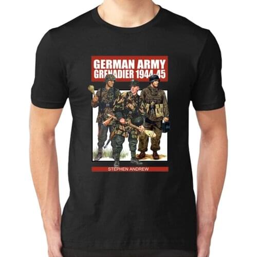 Wehrmacht Bundeswehr T-Shirt German Army Grenadier Mens Summer Cotton O-Neck Short Sleeve T Shirt New Size S-3XL