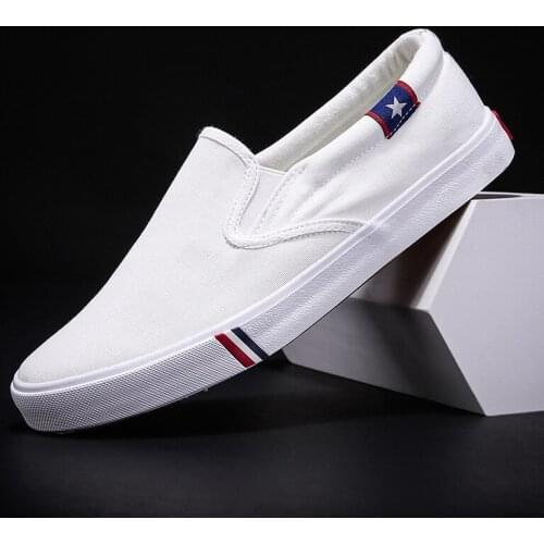 Hot sale mens shoes canvas shoes mens shoes spring breathable shoes pedal shoes mens flat cloth shoes casual shoes