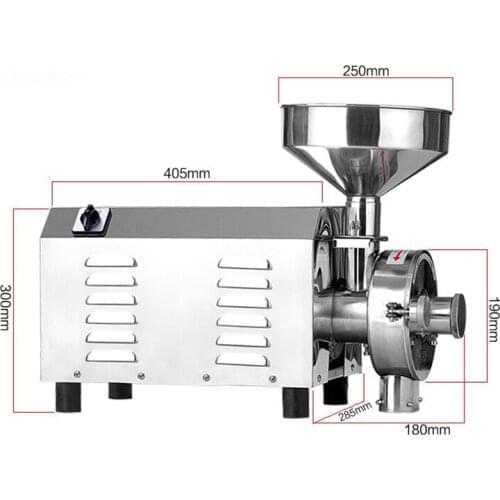 Making flour out of brown rice Factory Price cheap coconut coarse cereals grain grinder