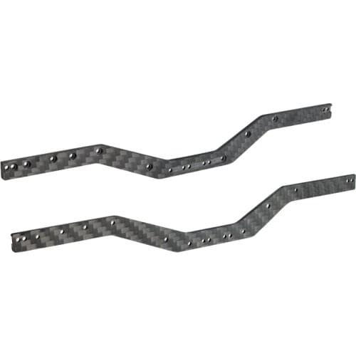 2-Piece Carbon Support Side Frame Chassis for 1/24 Axial SCX24 90081 RC Crawler Car Upgrades Spare Parts Accessories