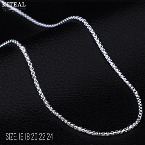KITEAL Lotus size 16 18 20 22 24 Girl statement necklace 2018 Box necklace box chain choker accessories