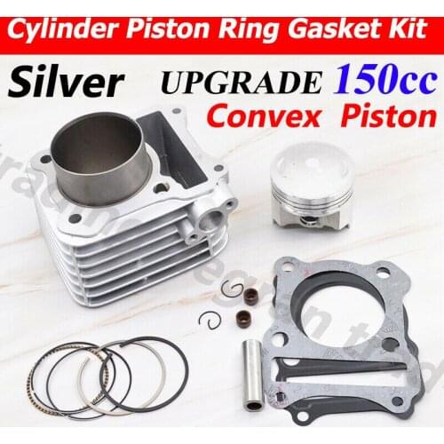 Motorcycle Cylinder Piston Gasket Rebuild Kit for KAWASAKI KLX125 KLX 125 2003-2006 62mm 150CC Big Bore Upgrade Power Engine