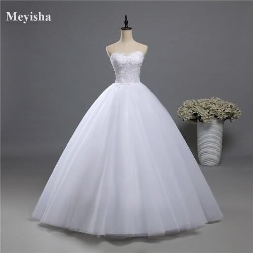 Meyisha Sleeveless Wedding Dresses