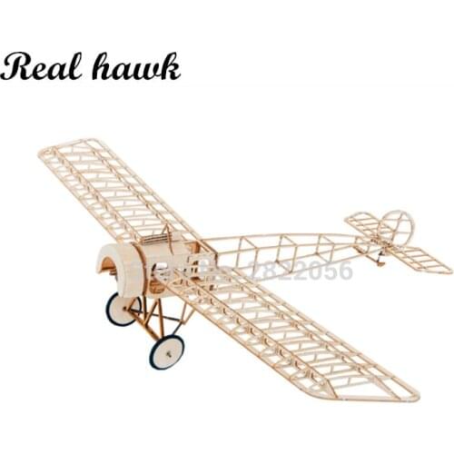 Mini RC Plane Laser Cut Balsa Wood Airplane Kit Fokker EIII Model Building Kit