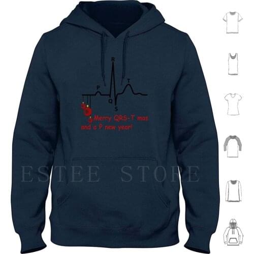 Merry Qrs T Mas Ha P New Year Hoodie Long Sleeve Merry Qrs T Mas Ha P New Year Merry Qrs Tmas Happy New Year Nurse Nursing
