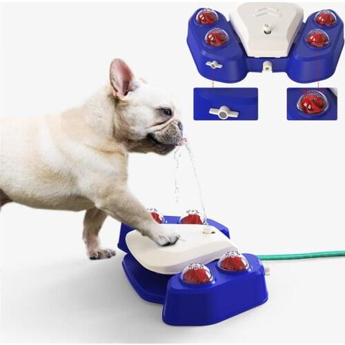 Step-On Automatic Water Drinker For Dog Foot Pedal Dispenser For Dog Puppy Activated Dog Water Dispenser Sprinkler Pet Feeder