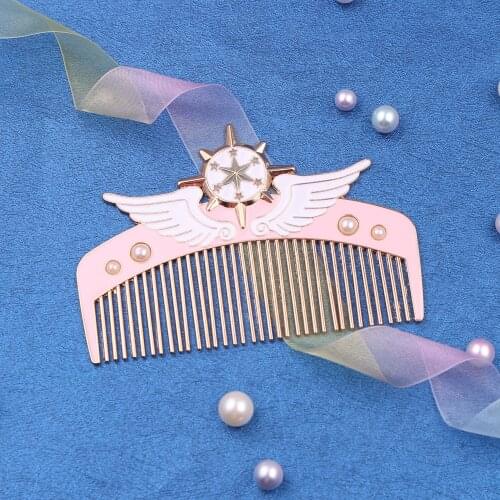 Girl heart creative zodiac straight hair comb comb to remove dandruff cute hairdressing tools childrens gifts